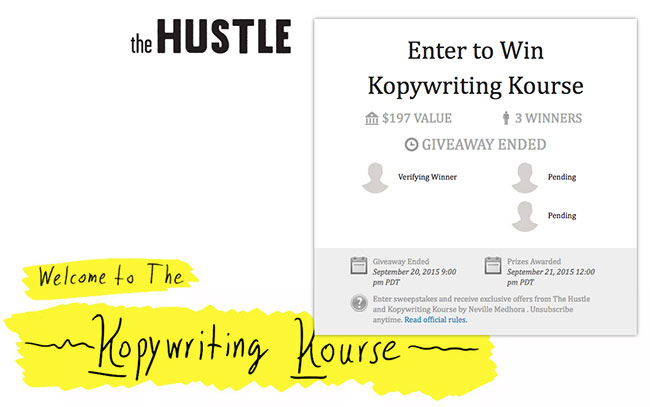 Kopywriting Kourse