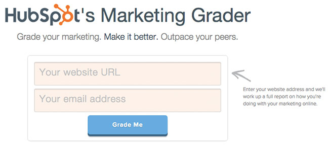 Marketing grader